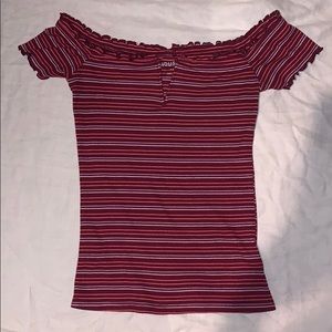 Seriously Soft Aero off the shoulder top